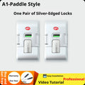 Luggage locker-paddle model-silver-1 piece