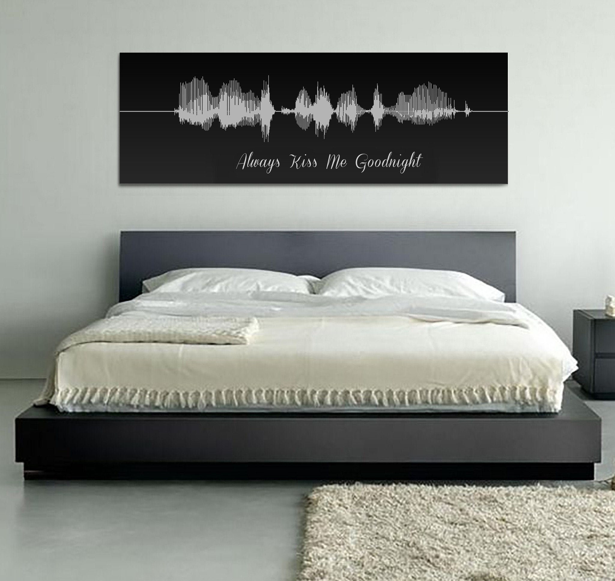 Sound Wave Canvas - A Personalized Design Using Your Voice On Canvas