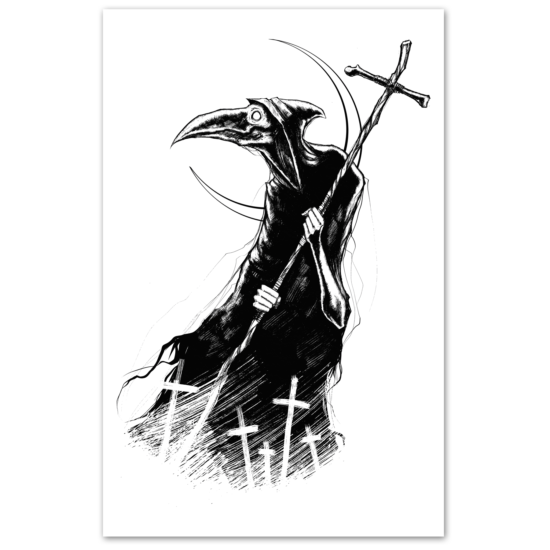 Born To Bury Print