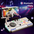 Kids DJ Mixer Music Toy with Microphone Educational Musical Playset