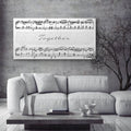 Sheet Music Song Lyrics On Canvas