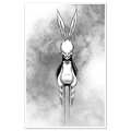 White Rabbit Print