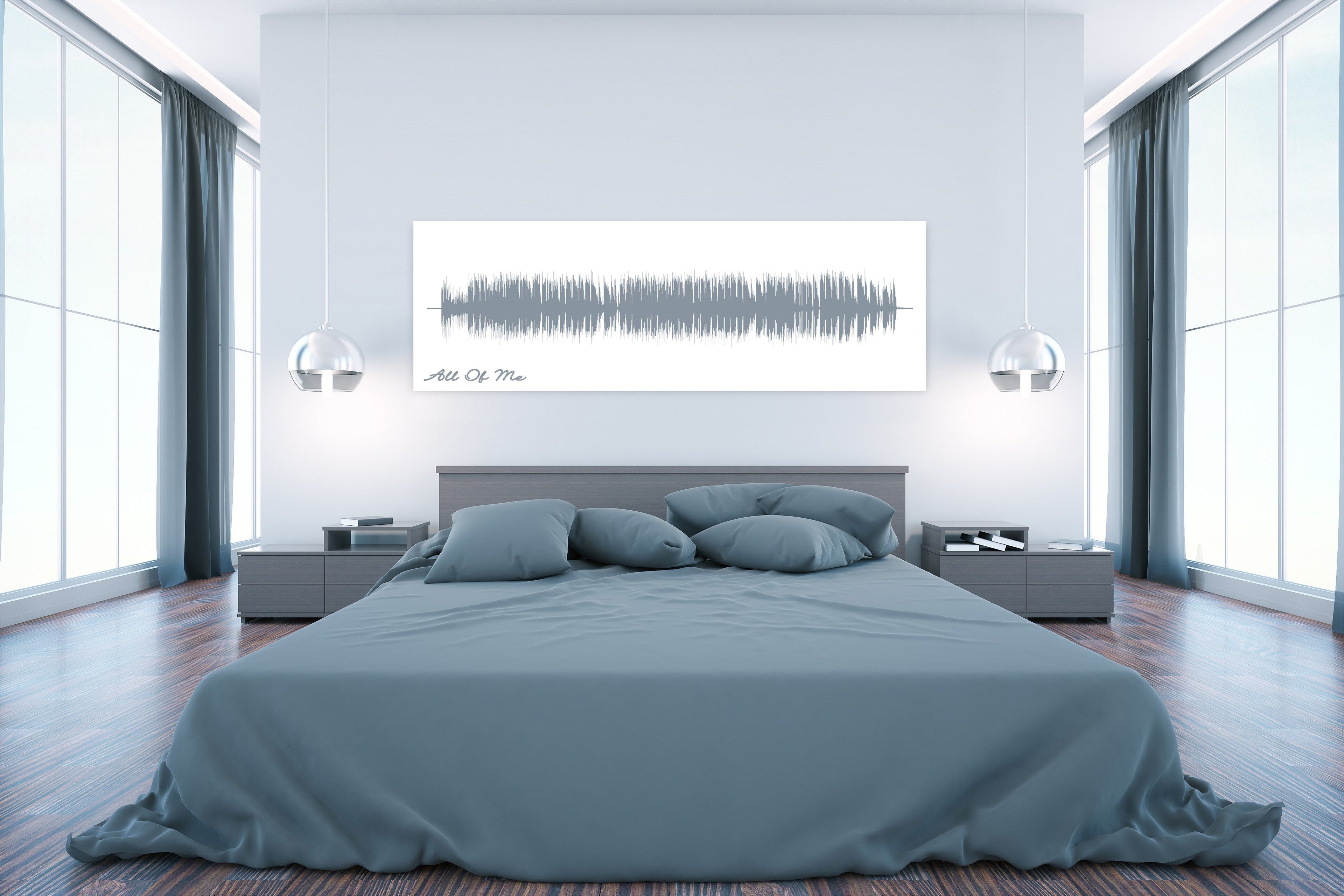 Sound Wave Canvas - A Personalized Design Using Your Voice On Canvas