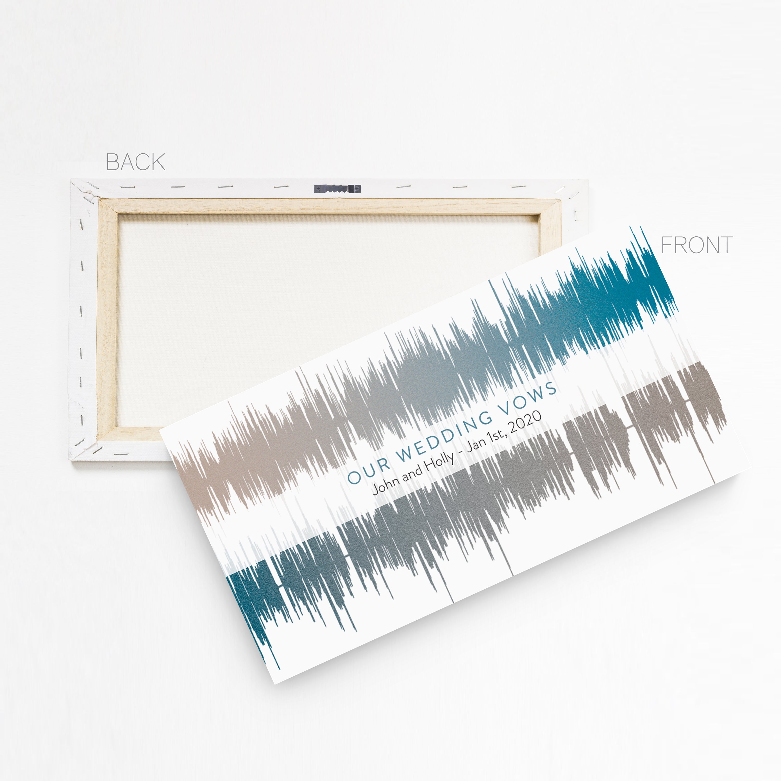 Two Soundwaves - Soundwave Art