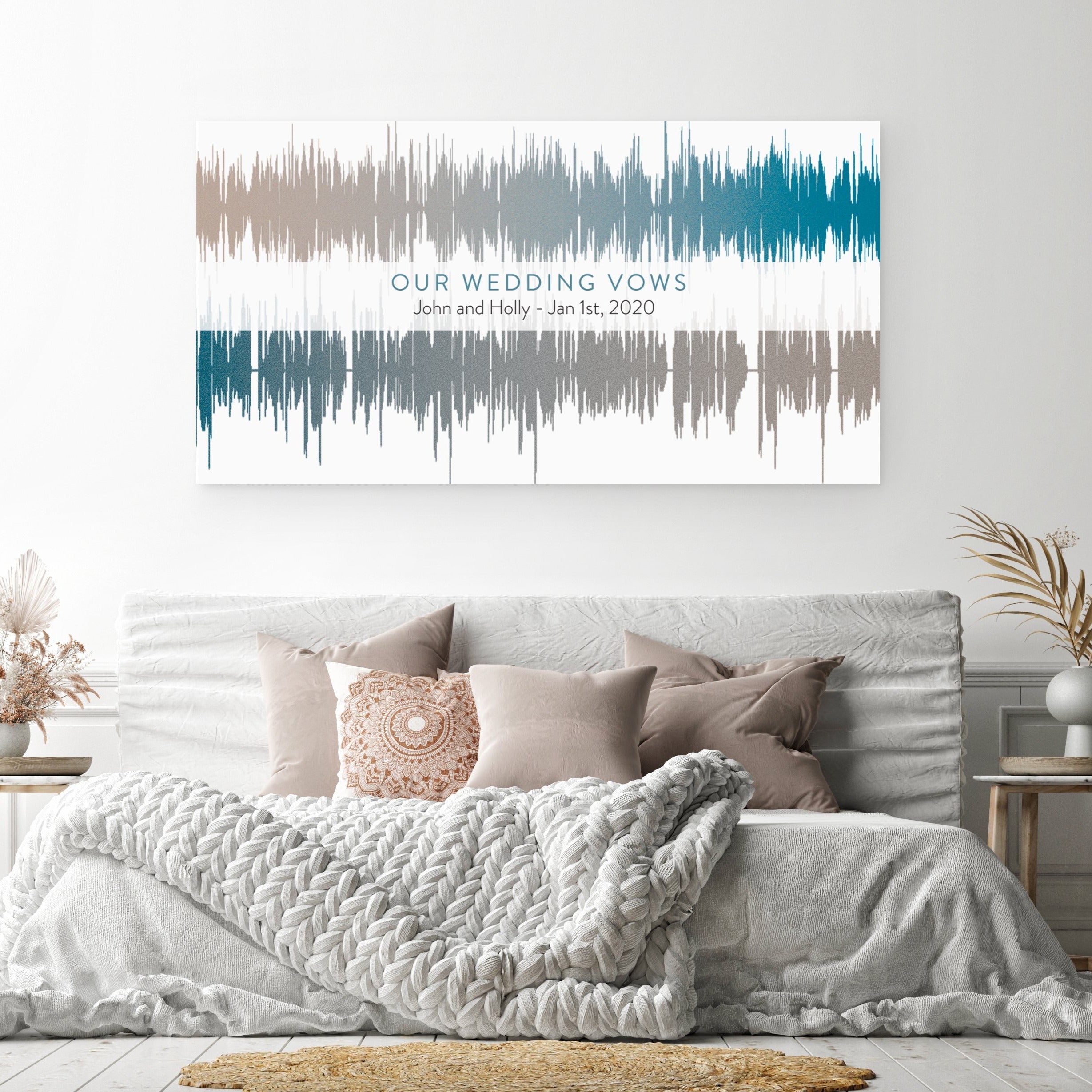 Two Soundwaves - Soundwave Art