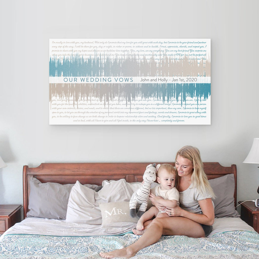 Soundwaves With Vows - Soundwave Art